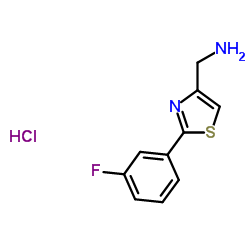 C-[2-(3-Fluoro-phenyl)-thiazol-4-yl]-methylamine hydrochloride picture