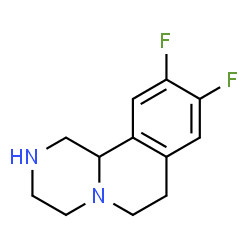 9,10-difluoro-2,3,4,6,7,11b-hexahydro-1H-pyrazino[2,1-a]isoquinoline Structure