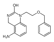 5-amino-1-(2-phenylmethoxyethyl)-3,4-dihydroquinazolin-2-one结构式