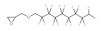 3-(1h,1h,9h-hexadecafluorononyloxy)-1,2-epoxypropane structure