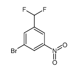 1-bromo-3-(difluoromethyl)-5-nitrobenzene Structure