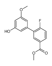 methyl 4-fluoro-3-(3-hydroxy-5-methoxyphenyl)benzoate Structure