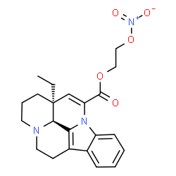 2-(nitrooxy)ethyl apovincaminate Structure