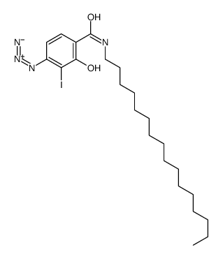 3-iodo-4-azido-N-hexadecylsalicylamide Structure