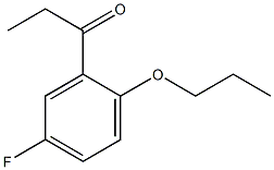 1-(5-fluoro-2-propoxyphenyl)propan-1-one Structure