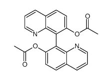 7,7'-diacetoxy-8,8'-biquinolyl Structure