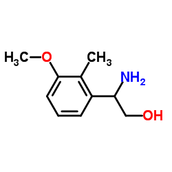 2-Amino-2-(3-methoxy-2-methylphenyl)ethanol结构式