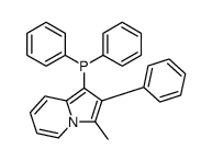 (3-methyl-2-phenylindolizin-1-yl)-diphenylphosphane Structure