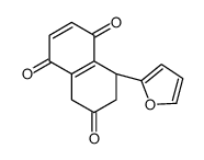 (8S)-8-(furan-2-yl)-7,8-dihydro-5H-naphthalene-1,4,6-trione Structure