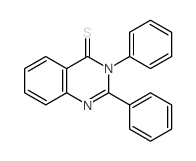 2,3-diphenylquinazoline-4-thione Structure