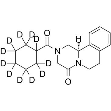 (R)-Praziquantel D11 Structure