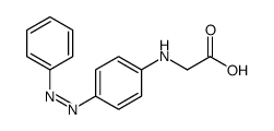 2-(4-phenyldiazenylanilino)acetic acid结构式