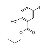 Propyl 2-hydroxy-5-iodobenzoate Structure