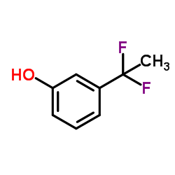 3-(1,1-Difluoroethyl)phenol结构式