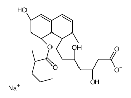 Homopravastatin Sodium Salt Structure