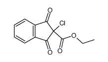 2-chloro-1,3-dioxo-indan-2-carboxylic acid ethyl ester Structure