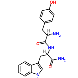 H-TYR-TRP-NH2结构式
