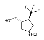 Trans-(4-(Trifluoromethyl)Pyrrolidin-3-Yl)Methanol Hydrochloride Structure