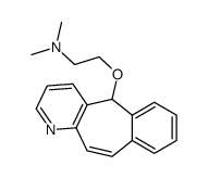 5-[2-(Dimethylamino)ethoxy]-5H-benzo[4,5]cyclohepta[1,2-b]pyridine结构式