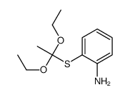 2-(1,1-diethoxyethylsulfanyl)aniline Structure