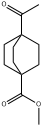 methyl 4-acetylbicyclo[2.2.2]octane-1-carboxylate结构式