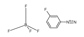 3-fluorobenzenediazonium tetrafluoroborate Structure