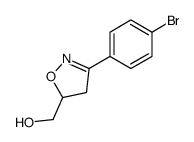 4,5-二氢[3-(4-溴苯基)-5-(羟基甲基)]异噁唑结构式