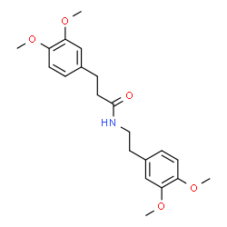 3-(3,4-Dimethoxyphenyl)-n-[2-(3,4-dimethoxyphenyl)-ethyl]-propanamide结构式