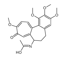 N-(1,2,3,10-tetramethoxy-9-oxo-6,7-dihydro-5H-benzo[a]heptalen-7-yl)acetamide结构式