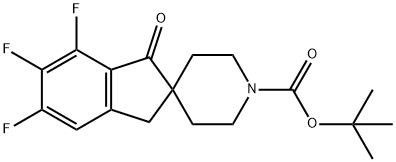 1'-BOC-5,6,7-三氟螺[茚-2,4'-哌啶]-1(3H)-酮图片