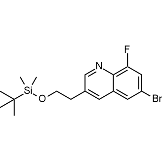 6-溴-3-(2-((叔丁基二甲基甲硅烷基)氧基)乙基)-8-氟喹啉图片