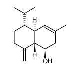 (1R)-1,2,4aβ,5,6,7,8,8aα-Octahydro-3-methyl-8-methylene-5β-isopropyl-1-naphthol结构式