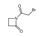 2-Azetidinone, 1-(bromoacetyl)- (9CI) Structure