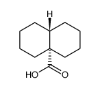 1,3,4,5,6,7,8,8aβ-Octahydro-4aα(2H)-naphthalenecarboxylic acid结构式