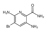 3,6-DIAMINO-5-BROMOPYRIDINE-2-CARBOXAMIDE structure