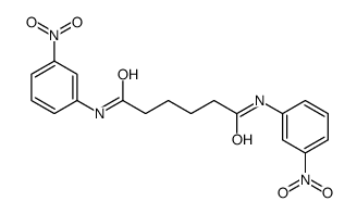 N,N'-Bis(3-nitrophenyl)hexanediamide结构式