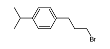 1-(3-bromo-propyl)-4-isopropyl-benzene Structure