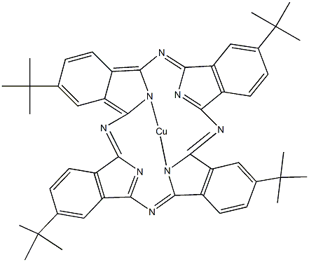 四叔丁基酞菁结构式