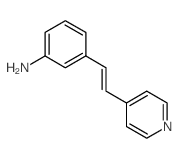 3-(2-pyridin-4-ylethenyl)aniline Structure