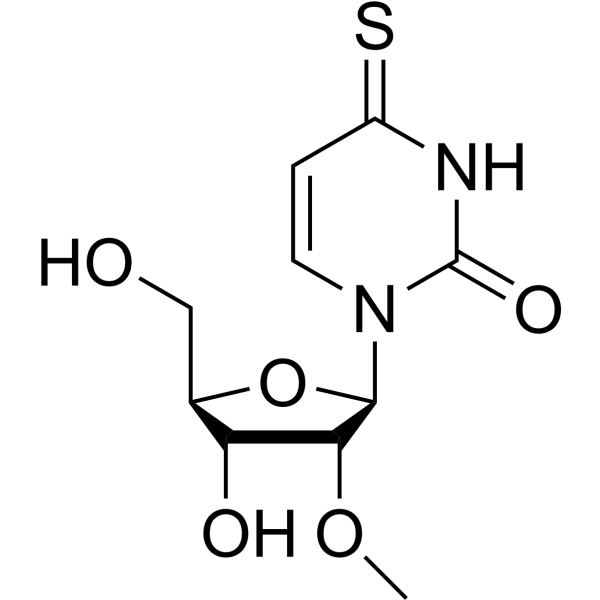 2’-O-Methyl-4-thiouridine结构式