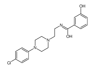 N-[2-[4-(4-chlorophenyl)piperazin-1-yl]ethyl]-3-hydroxybenzamide Structure