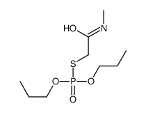 2-dipropoxyphosphorylsulfanyl-N-methylacetamide Structure