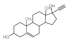 Pregn-5-en-20-yne-3,17-diol,(3b,17a)-结构式