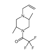 1-[(2S,5R)-2,5-dimethyl-4-prop-2-enylpiperazin-1-yl]-2,2,2-trifluoroethanone Structure