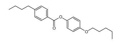 (4-pentoxyphenyl) 4-butylbenzoate结构式