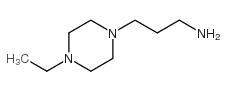 3-(4-乙基-1-哌嗪)-丙胺结构式