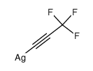 3,3,3-trifluoro-propyne, silver-salt Structure