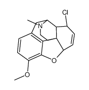 8β-Chloro-6,7-didehydro-4,5α-epoxy-3-methoxy-17-methylmorphinan picture