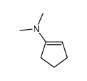 N,N-dimethylcyclopenten-1-amine结构式