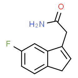 1H-Indene-3-acetamide,5-fluoro-(9CI)结构式